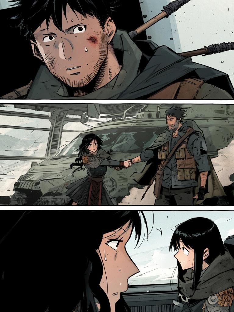 第19章:追丧入屋
陆隐在废弃大厦中与一只九百战力的巨型变异蜘蛛短兵相接，斩出康大丰的遗体后冷然离去。车队气氛骤变，陆隐下令严禁脱队，徐三与罗芸紧随其后。陆隐发现丧尸反常地朝危险处逃窜，心中生出怀疑——有人在操控或引诱这群丧尸前往那幢大厦。 - 图片11