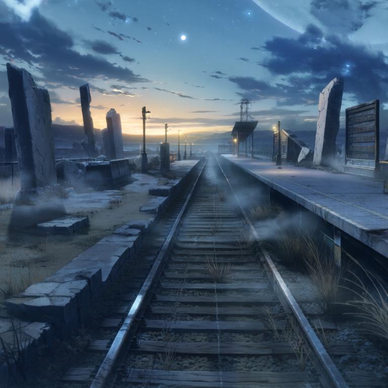 星轨未眠——月台的约定 - 图片1