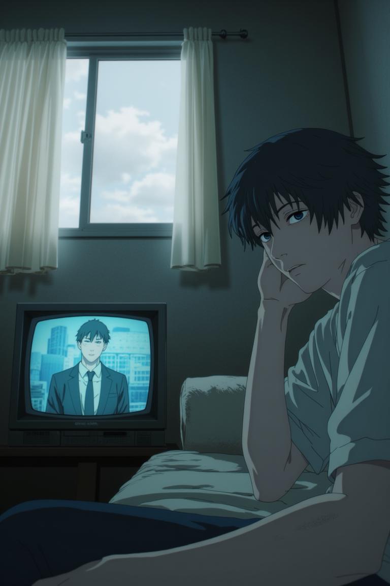 第1章:Aisle of the Rat Demon
A teenage freelance demon hunter, Shisan, wakes in a cramped apartment, hears a news report about demons, and goes out to buy instant noodles. A rat demon smashes into the convenience store — Shisan fights it off with reckless improvisation while his health pact heals him. As he lies bloodied, the looming gluttony demon briefly appears to devour the rat demon; an old boss calls with a new job offer. - 图片1