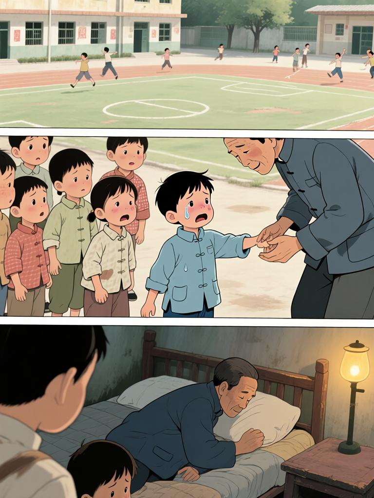 第2章:十二岁的路口
我爷把野子锁进红木箱，独自出门迎战来袭的邪影。回来时满身血色他说出了家的来历、太爷的遭遇与逼近的期限——野子要在十二岁那年上山用御神酒断祸。离别前，爷交代了箱中钱信与赴京寻人的地址，嘱咐若他死，要带箱子逃生并二十四岁再回来复仇。 - 图片9