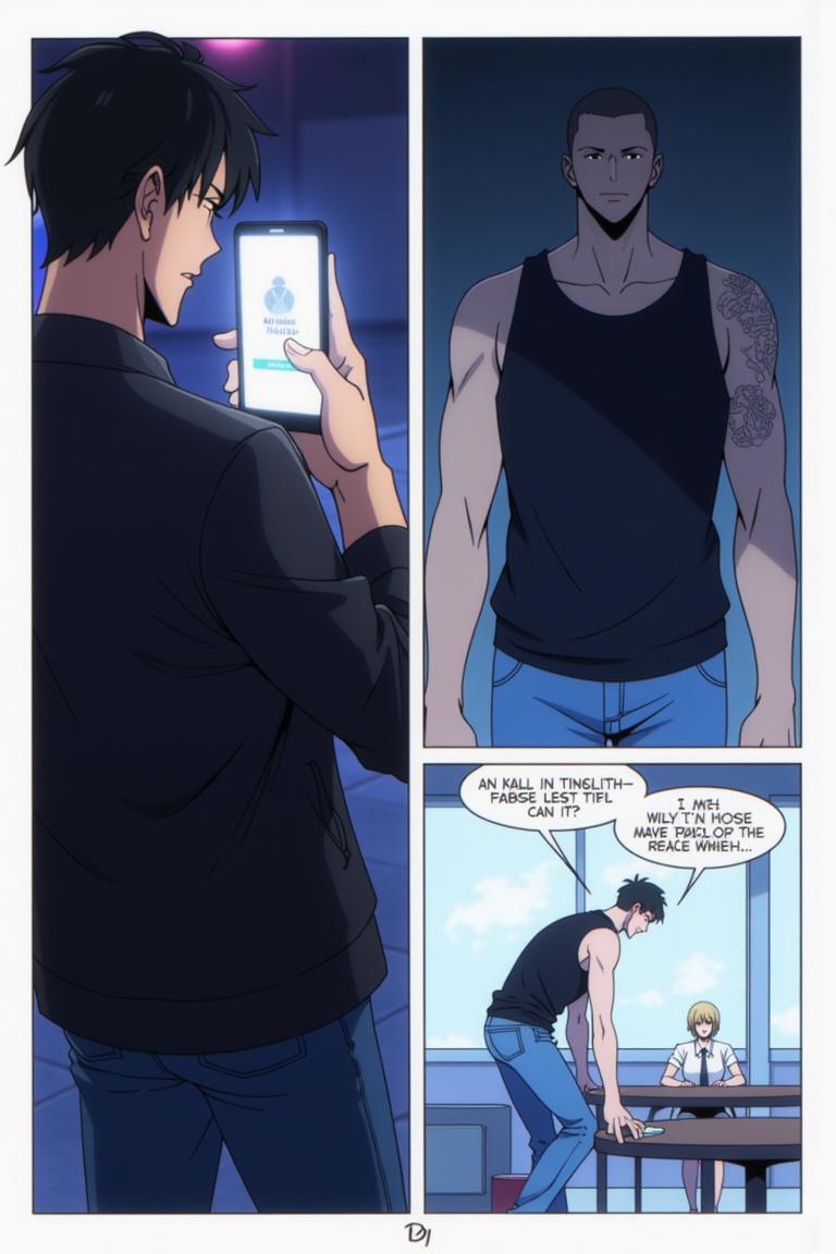 第10章:Aftermath at the Station
Wang Yan arrives at the police station to find Zhang Zonghe roaring at everyone; with two swift kicks Wang forces Zhang to fall in line, then publicly apologizes and settles the dispute. Hungry, they eat noodles while Wang urges Zhang to straighten out; Zhang boasts about rich women and a new plan to get money. Wang calls Tie Kui — at An Xin's milk-tea shop Tie Kui fusses over her while An Xin reveals the 30,000 wasn't from pawning, leaving the friends tense and unsure where Zhang's money came from. - 图片10