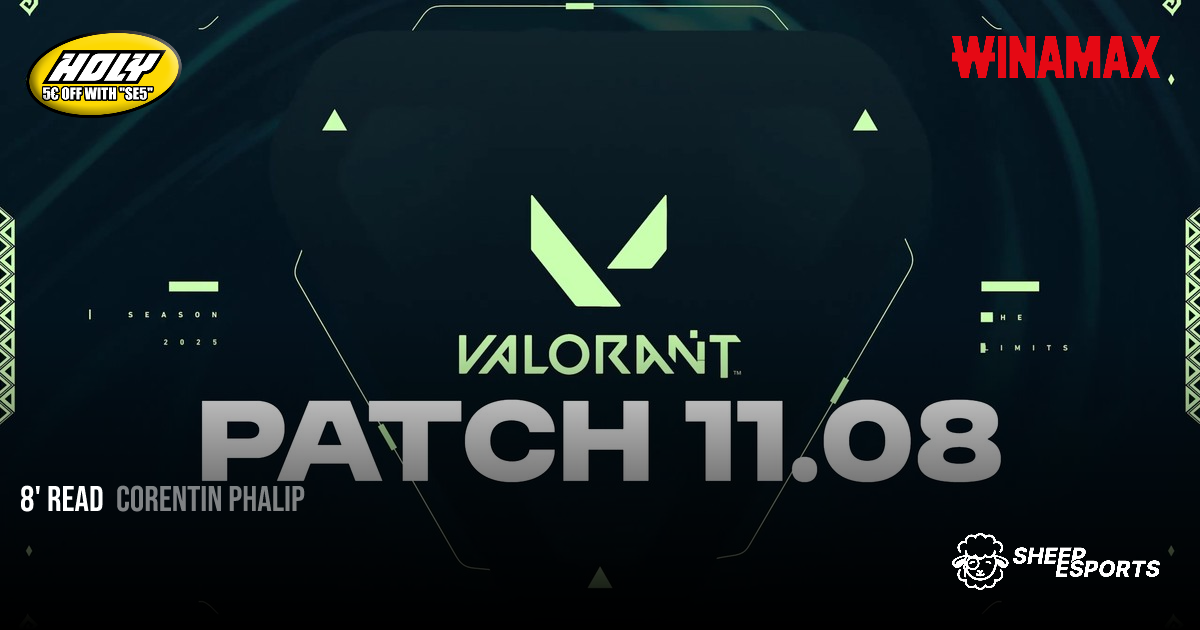 As a VALORANT fan I am excited and a little nervous about Patch 11.08 changes to weapons agents and maps I love balance updates but hope the meta stays fun Also Sheep Esports coverage on League of Legends Esports gives solid expert insights and breaking news I will be following closely - 图片1