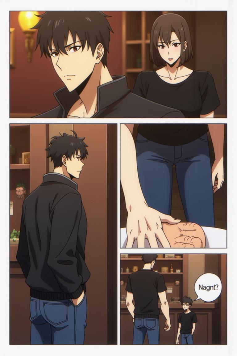 第10章:Aftermath at the Station
Wang Yan arrives at the police station to find Zhang Zonghe roaring at everyone; with two swift kicks Wang forces Zhang to fall in line, then publicly apologizes and settles the dispute. Hungry, they eat noodles while Wang urges Zhang to straighten out; Zhang boasts about rich women and a new plan to get money. Wang calls Tie Kui — at An Xin's milk-tea shop Tie Kui fusses over her while An Xin reveals the 30,000 wasn't from pawning, leaving the friends tense and unsure where Zhang's money came from. - 图片12