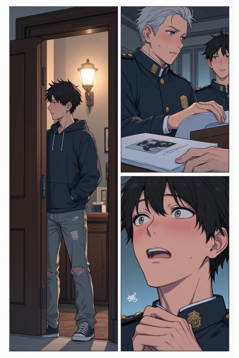 第0章:First Night in Jiangcheng
Luo Ye, a bewildered freshman, is taken to the police station after being discovered in an apartment assigned to his absent brother. A series of misunderstandings — a rented room to a female student, a report to the police, and a missing brother on a flight — escalate until the station chief recognizes Luo Ye's family background and clears him. Left with nowhere to stay and a silent crush, Luo spends a rainy night alone thinking about beginnings and moving forward. - 图片9