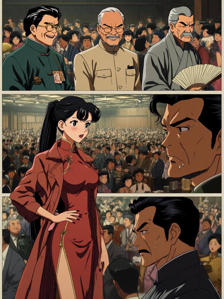 第2章:临门一脚
北渊夜来相助，带来葛婉急需的资金与支持；招标会上，张老爷等人使阴招欲将她逼退，葛婉识破并以更周全的方案与确凿证据反击，现场气氛大逆转；事后北渊的目光让两人关系微妙升温，夜深葛婉又在案卷中发现了令她皱眉的新疑团——“怎么会……” - 图片9