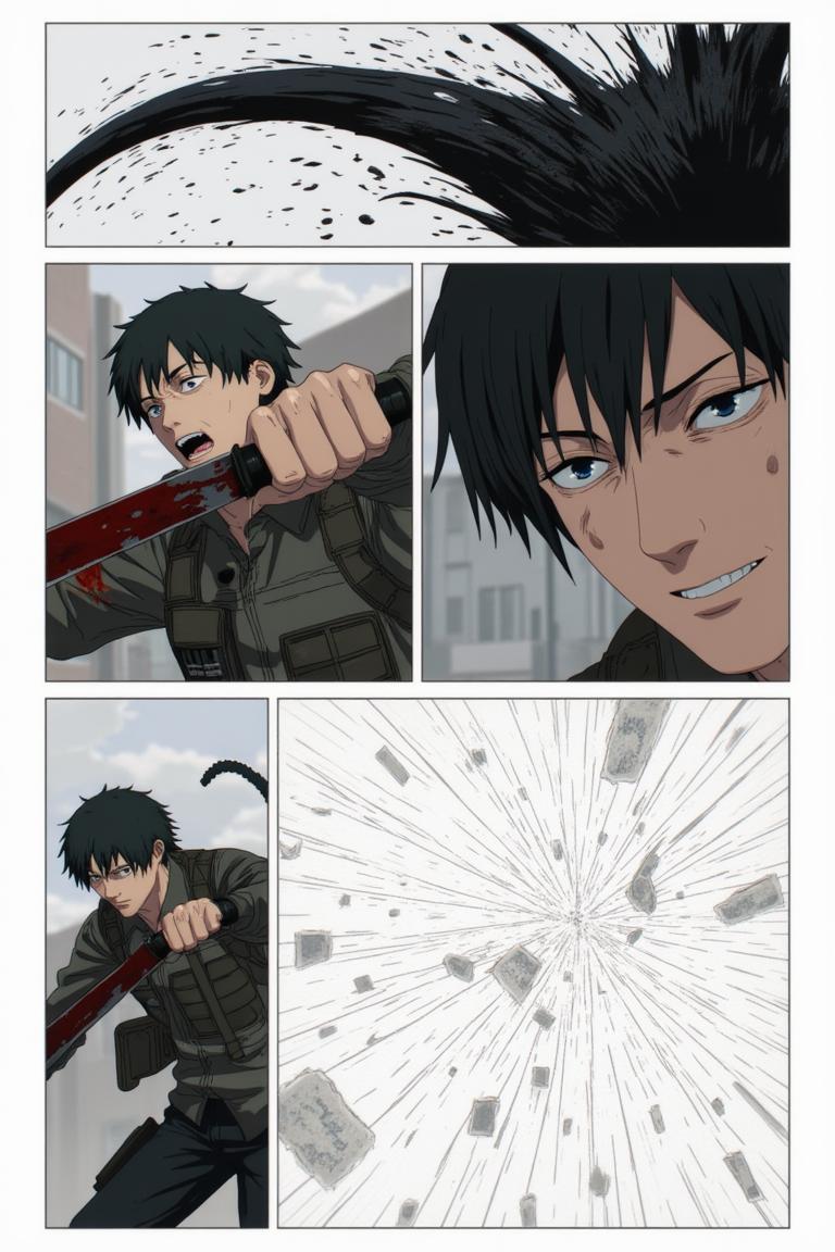 第2章:The Choice of Names
Sato fights a shadow that erases names and memories in a flickering apartment corridor. Makima arrives, using naming as a binding contract to restore identity; Aoyama counters with a ledger that would return names but bind people differently. Forced to choose between becoming a tool of order or a guardian bound to a book, Sato shatters the choice by tearing his name and scattering the pieces, prompting contracts to clash and a fragile, perilous redistribution of memory. - 图片4