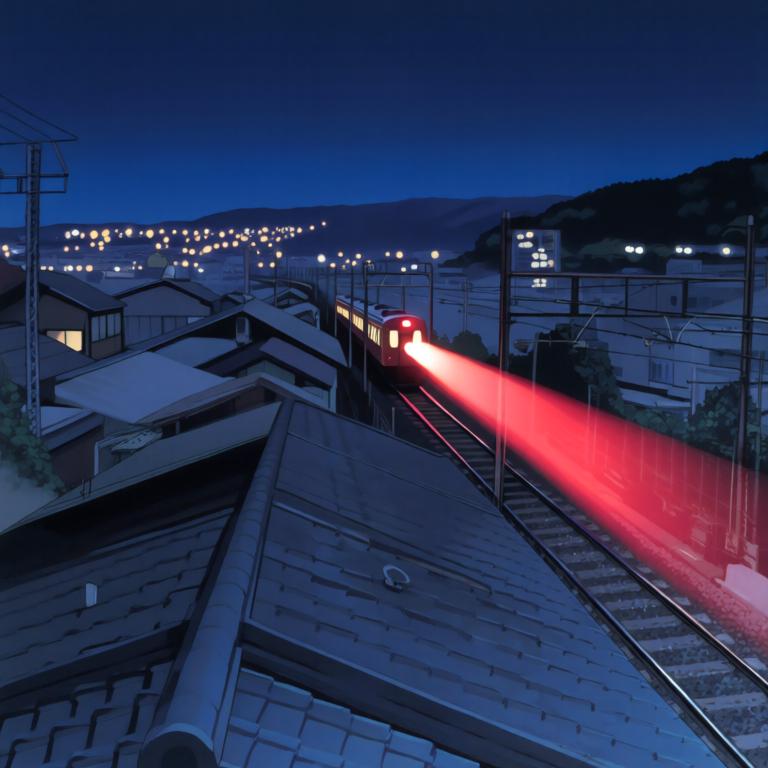 在夏日铁轨与屋顶上偷走黄昏 - 图片18