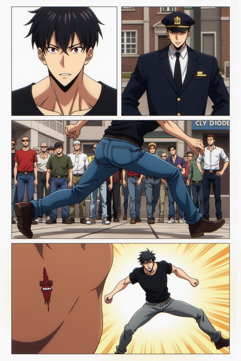 第10章:Aftermath at the Station
Wang Yan arrives at the police station to find Zhang Zonghe roaring at everyone; with two swift kicks Wang forces Zhang to fall in line, then publicly apologizes and settles the dispute. Hungry, they eat noodles while Wang urges Zhang to straighten out; Zhang boasts about rich women and a new plan to get money. Wang calls Tie Kui — at An Xin's milk-tea shop Tie Kui fusses over her while An Xin reveals the 30,000 wasn't from pawning, leaving the friends tense and unsure where Zhang's money came from. - 图片2