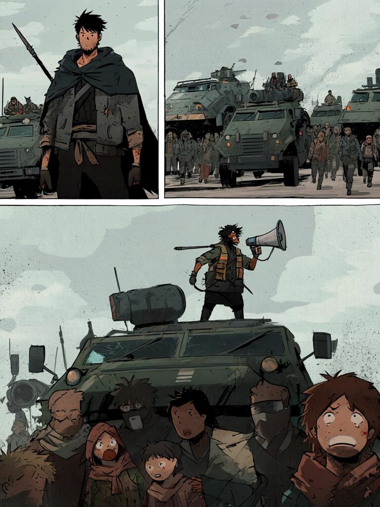 第19章:追丧入屋
陆隐在废弃大厦中与一只九百战力的巨型变异蜘蛛短兵相接，斩出康大丰的遗体后冷然离去。车队气氛骤变，陆隐下令严禁脱队，徐三与罗芸紧随其后。陆隐发现丧尸反常地朝危险处逃窜，心中生出怀疑——有人在操控或引诱这群丧尸前往那幢大厦。 - 图片7