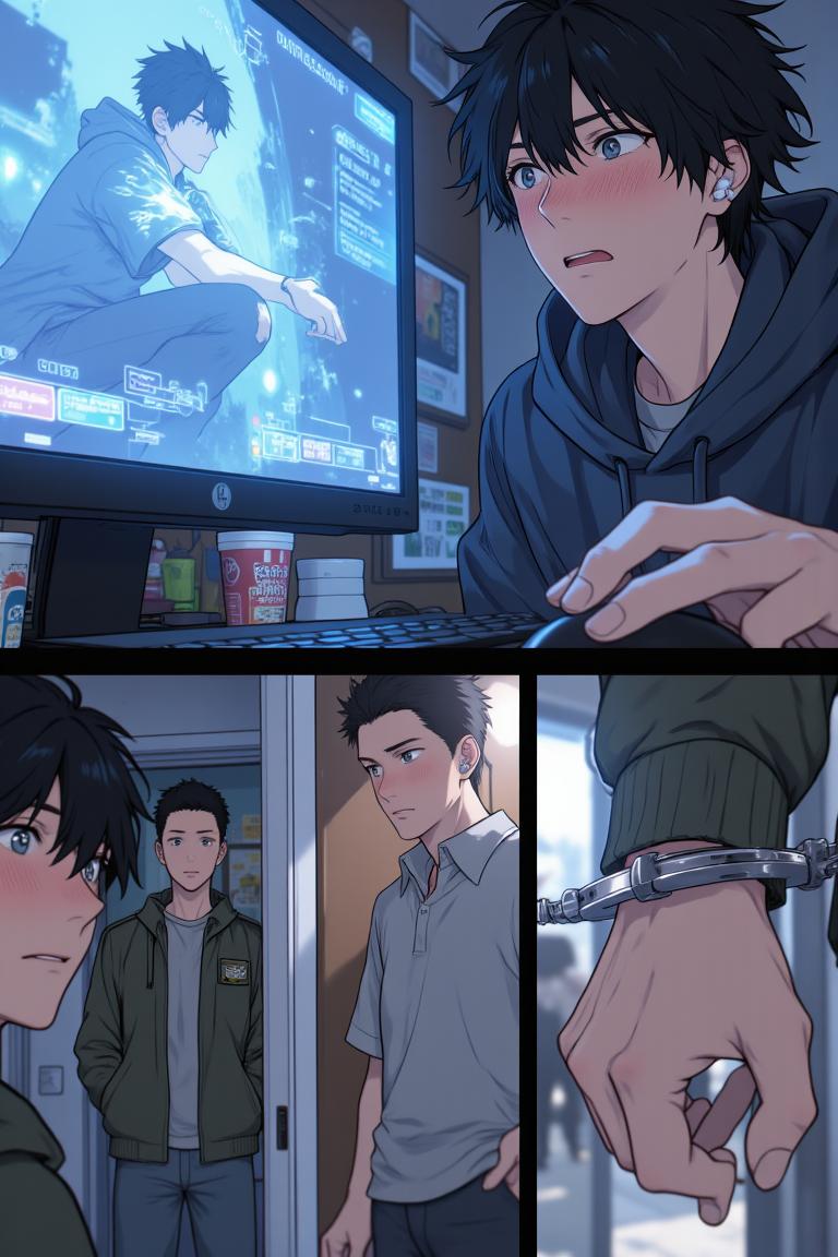 第0章:First Night in Jiangcheng
Luo Ye, a bewildered freshman, is taken to the police station after being discovered in an apartment assigned to his absent brother. A series of misunderstandings — a rented room to a female student, a report to the police, and a missing brother on a flight — escalate until the station chief recognizes Luo Ye's family background and clears him. Left with nowhere to stay and a silent crush, Luo spends a rainy night alone thinking about beginnings and moving forward. - 图片1