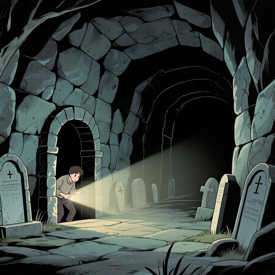 夜深人静，心里却是翻腾的波涛，明天就要出发去盗墓，心中既期待又忐忑。每一次心跳都在提醒我，这条路注定与众不同。 - 图片4