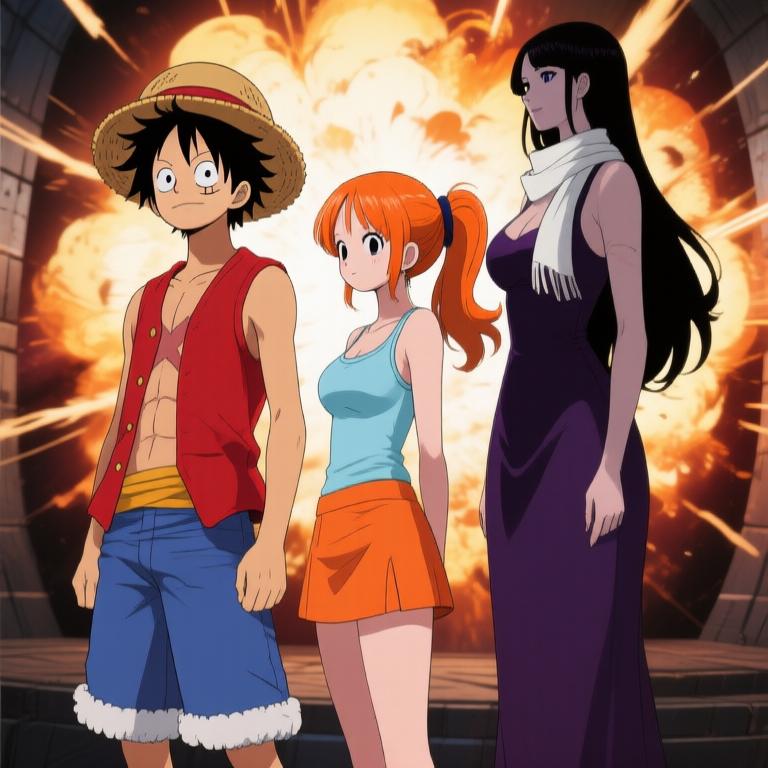 The chamber is alive with energy after Nami and Robin touched the artifact. It's a mix of awe and anxiety as we stand on the edge of an incredible discovery. Adventure awaits, but so does danger. - 图片9