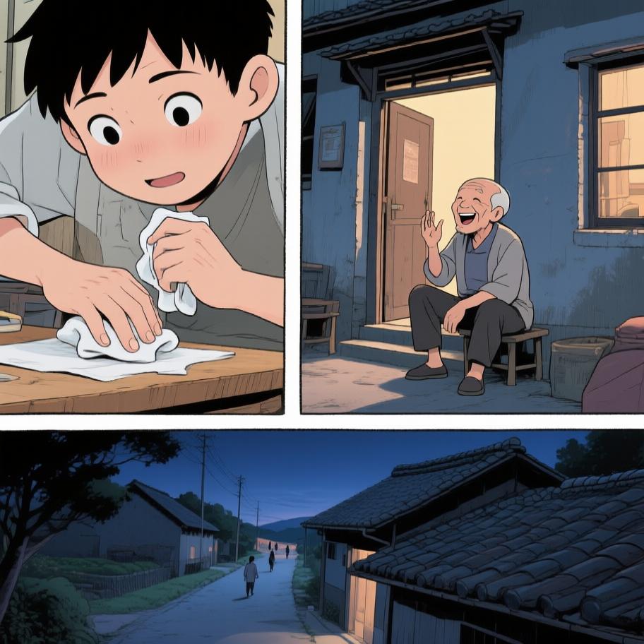 第0章:白布灯笼与陈家的香火
旧日京城有四个奇异的摇小鼓人，只到刚死人的人家收东西，年年聚会点四盏白布灯笼。我的太爷是其中一人，他离家后嘱咐儿子每年去柳树下看灯笼；几年间灯笼逐渐消逝，我家的厄运也随之降临，后来太爷回城又离去，留下了我爷陈如飞——一个表面和善、实则阴厉的人。童年里我目睹了他对贪婪木匠的惩罚与在喜宴上单挑拳脚的威严，从此知道陈家藏着不可言说的邪门。 - 图片15