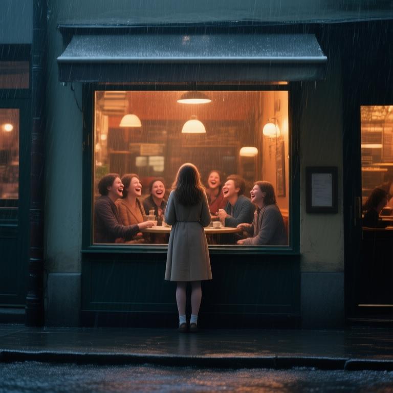 A poignant tale of solitude and self-discovery unfolds over the course of a rainy day in a bustling city, exploring the inner thoughts of a solitary woman navigating life and her emotions. - 图片6