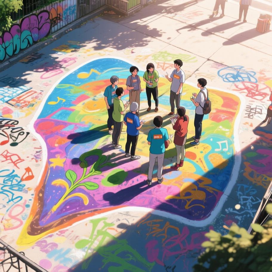 艺术是驱动社会发展的灵魂，而社区的团结与激情是实现艺术梦想的重要力量。 - 图片5