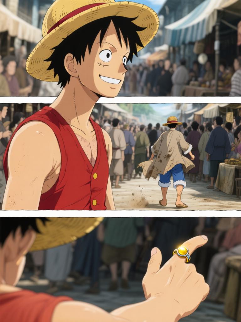 第538章:失落之路的呼唤
晨光如刀，千阳号甲板上紧张在娜美与罗宾之间酝酿。三人上岛追寻传说中的“海心罗盘”，拍卖场上埋伏暴露出更大的阴谋：罗盘是钥匙，指向一个与路飞有关的古老碎片。就在真相渐近之时，黑色舰队出现，巨影疾撞向千阳号，故事在撞击前戛然而止。 - 图片5