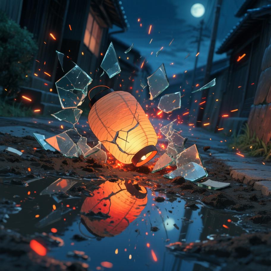 空洞的时空裂缝将《JOJO》中的乔鲁诺/承接者般的硬汉（以空条承太郎风格呈现）抛入《鬼灭之刃》的大正乡村。原本只想寻找回去的方法，却在月夜中遇到突袭村庄的鬼与正在奋战的剑士（炭治郎）。两人从误解到并肩作战，乔的替身介入以惊艳的力量拯救了被感染的孩童，但战后留下了不明的痕迹——一个更大的威胁正在盯上这个异乡来客，片段以悬念收尾。 - 图片3