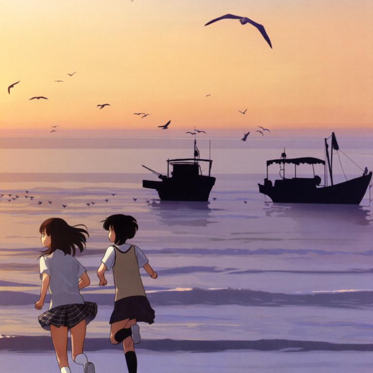 两个人，向着海 - 图片16