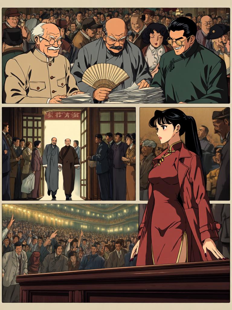 第2章:临门一脚
北渊夜来相助，带来葛婉急需的资金与支持；招标会上，张老爷等人使阴招欲将她逼退，葛婉识破并以更周全的方案与确凿证据反击，现场气氛大逆转；事后北渊的目光让两人关系微妙升温，夜深葛婉又在案卷中发现了令她皱眉的新疑团——“怎么会……” - 图片12