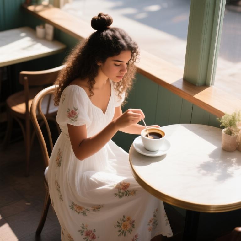 A poignant exploration of loneliness and connection in a bustling city, captured through the eyes of a young artist. - 图片3