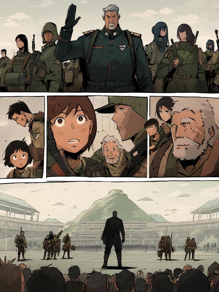 第4章:钟山之内 · 选择与暗流
钟山被掏空成为现代化的囚营与训练场，进化者在这里接受检查与征召。刑营万夫长冯宏以权威与利益吸引大部分进化者加入，少数人选择离开，陆隐在离队者中。钟山外喧嚣不止，新的格局与更大的风暴在远方静静酝酿。 - 图片11