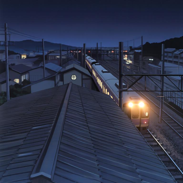 在夏日铁轨与屋顶上偷走黄昏 - 图片15