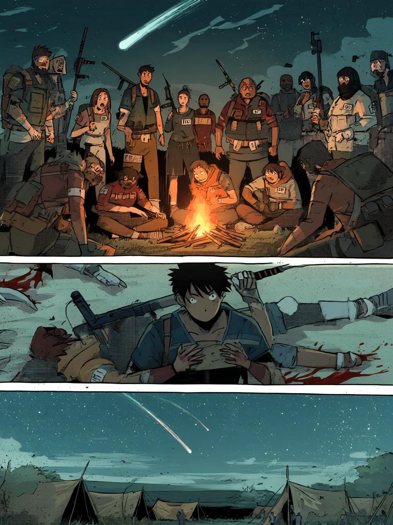 第2章:星空客人的判决
艳丽女子试探性提出帮助与交换，陆隐冷拒。女子请来她的大哥刘升示威，陆隐当场斩断他们的嚣张，展现超越人级的战力与战技“游身步”。陆隐收取能量晶体，凝空戒吞噬其存在，其他队长察觉异常，新的风暴正在酝酿。 - 图片14