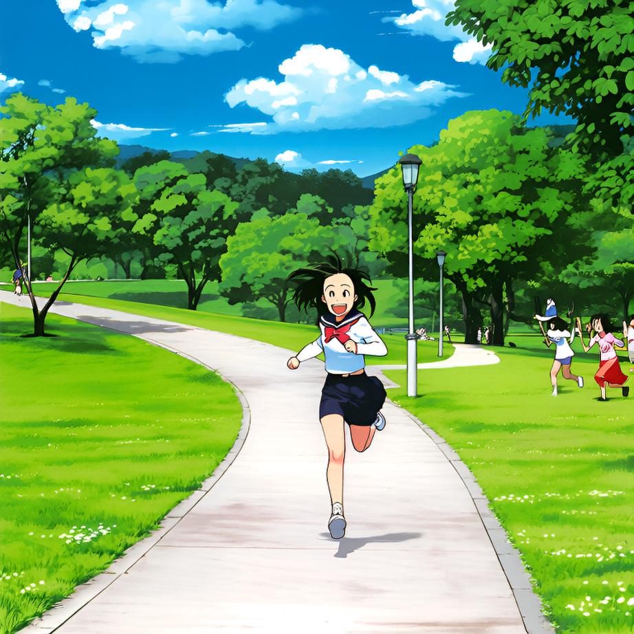 在一个美好的夏日午后，Mei在创作自己的漫画，感受到青春的自由与梦想。 - 图片6