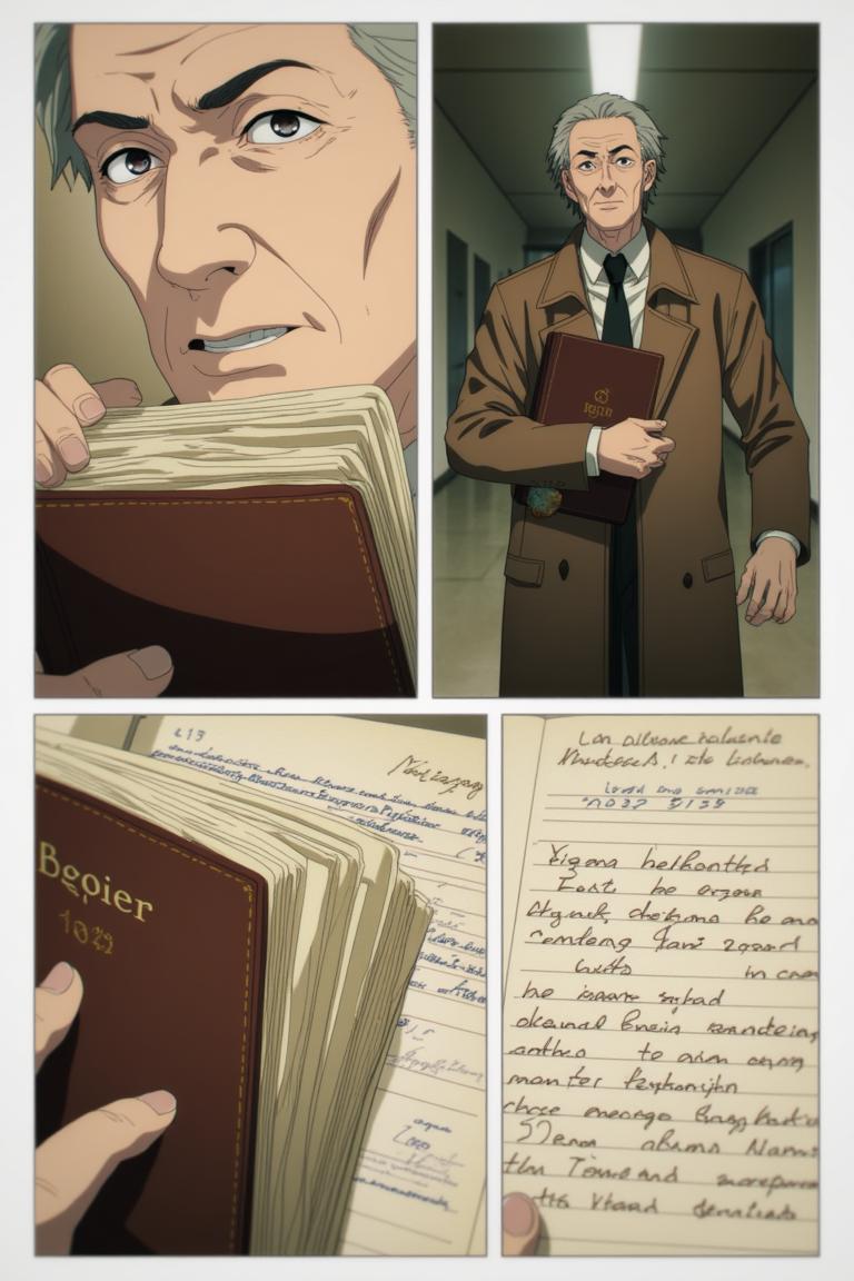 第3章:The Name Between Cracks
Torn fragments of names drift through a scarred apartment corridor as fractured memories stitch back crookedly. Sato refuses to become a 'tool' while Makima and Aoyama argue over whether naming is order, domination, or ledger-bound debt—an emergent memory-entity devours and reshapes recollection. Makima tests a dangerous middle path, reaching into the memory mass as footsteps and a slammed door promise an immediate, bloody decision about who will name the world. - 图片4