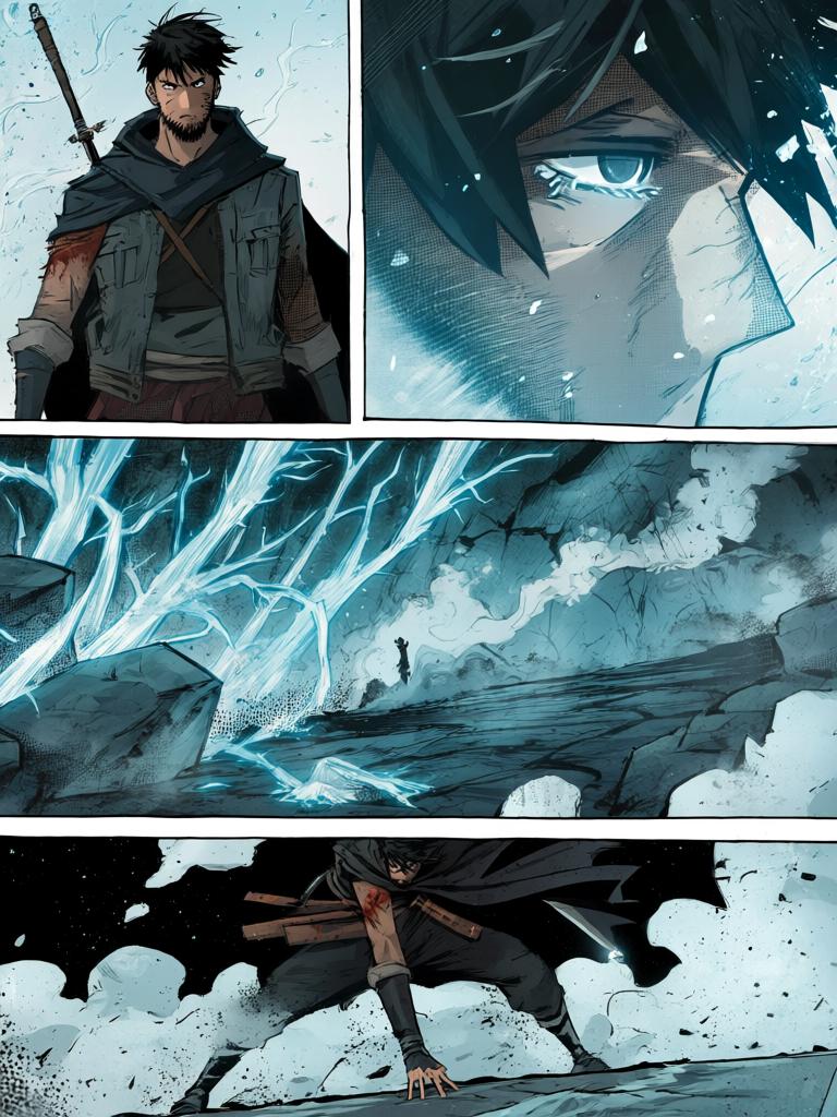 第8章:冰影之后：刑营的到来
陆隐在寒冰束缚中逼出战技，挫败了用外物施法的雪女赵雨。刑圣周山赶到，认出赵雨并惊讶于陆隐的实力，随即命人封锁并要求陆隐交出外星人遗物。陆隐将短刀交出并被周山赏识，现场局势因宇宙飞船降落而被彻底改写，陆隐被邀请加入刑营以避免纷争。 - 图片1