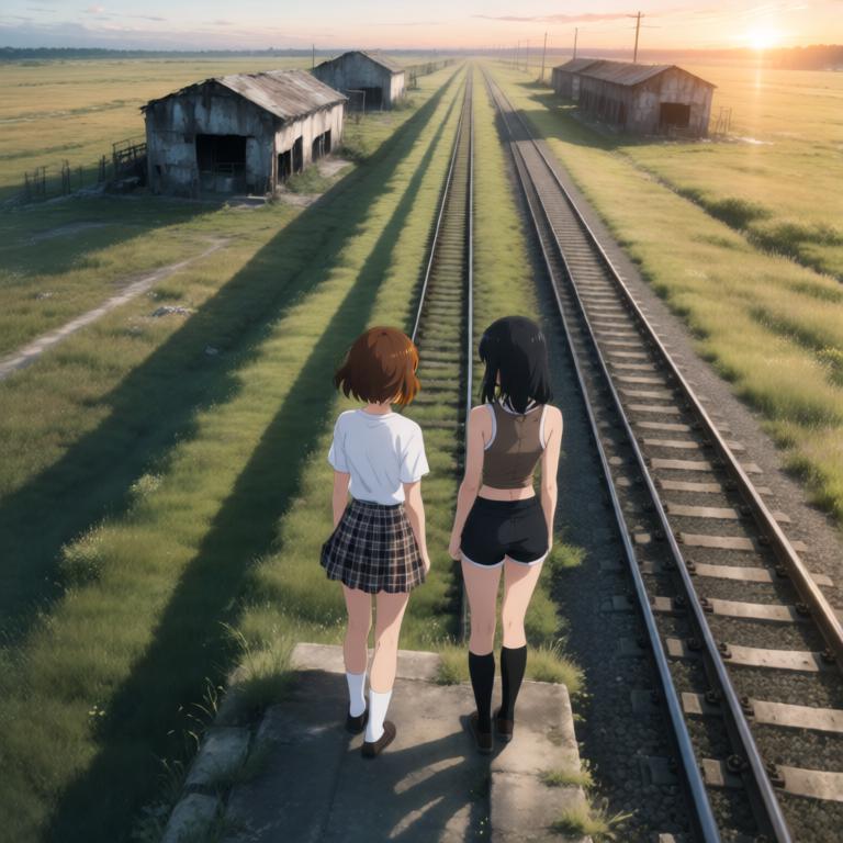 夏日铁轨与屋顶的誓言 - 图片8