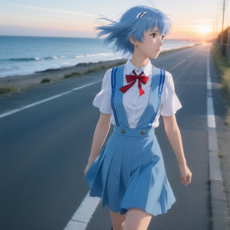 海风与夜灯下的自由 - 图片2