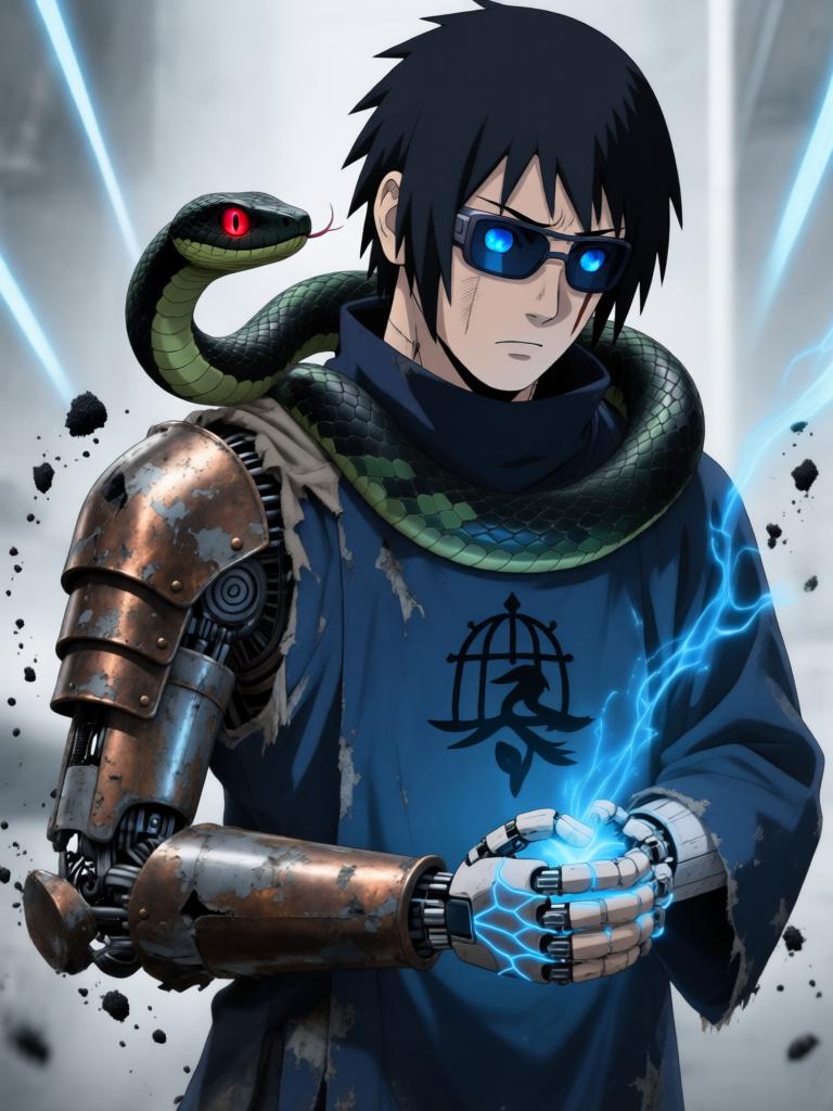 第6章:铁砂之下的抉择
日向镜在战场中被迫激活三代风影人傀儡以自保，赤砂之蝎召出十具红袍傀儡发动毒刃远程攻势。铁砂护盾连番承受骨质千本的撞击，形势愈发危急，日向镜不得不冒着生命危险注入转生眼查克拉唤醒傀儡的自主性以求突围。结尾以疲惫却决绝的日向镜与傀儡守护被毒侵蚀的秘密，留下未解的追击威胁与新的谜团。 - 图片13