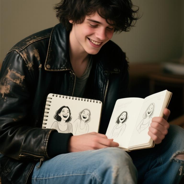 A poignant exploration of loneliness and connection in a bustling city, captured through the eyes of a young artist. - 图片8