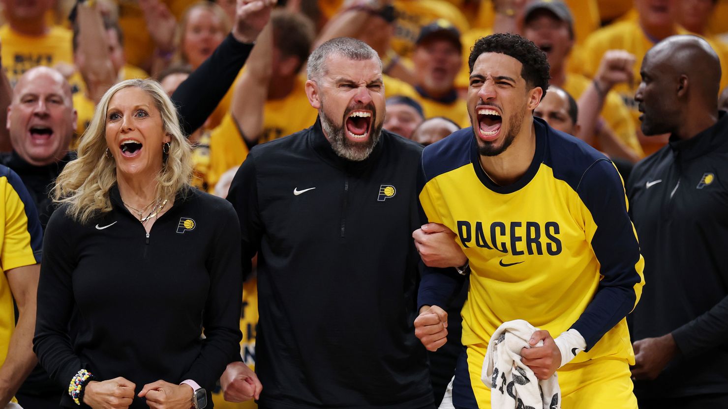 Jumping into the Pacers talk, the vibe this season is electric. Who are you riding with - 图片2