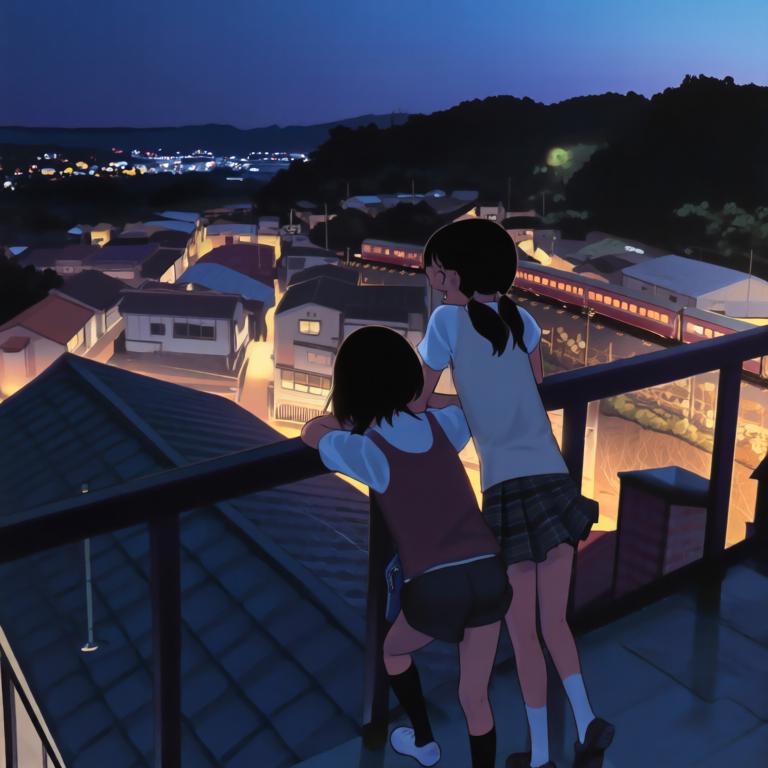 在夏日铁轨与屋顶上偷走黄昏 - 图片20