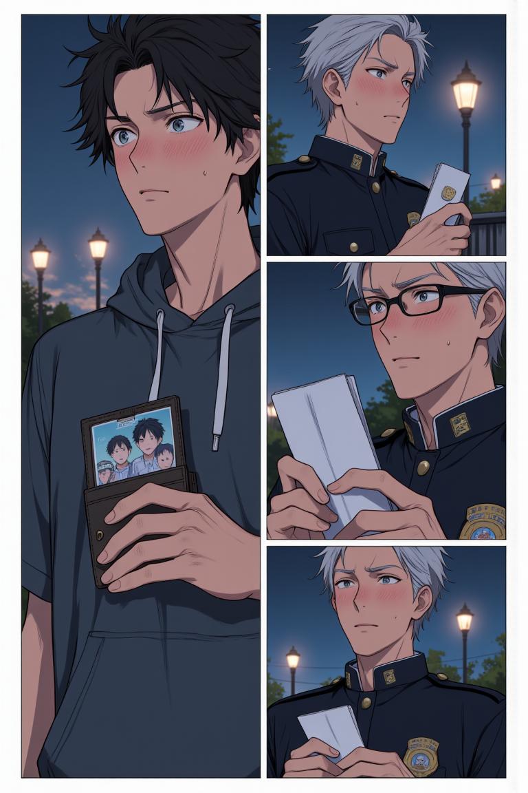 第0章:First Night in Jiangcheng
Luo Ye, a bewildered freshman, is taken to the police station after being discovered in an apartment assigned to his absent brother. A series of misunderstandings — a rented room to a female student, a report to the police, and a missing brother on a flight — escalate until the station chief recognizes Luo Ye's family background and clears him. Left with nowhere to stay and a silent crush, Luo spends a rainy night alone thinking about beginnings and moving forward. - 图片15