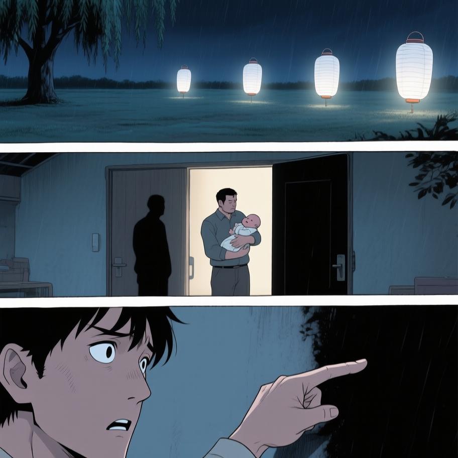 第0章:白布灯笼与陈家的香火
旧日京城有四个奇异的摇小鼓人，只到刚死人的人家收东西，年年聚会点四盏白布灯笼。我的太爷是其中一人，他离家后嘱咐儿子每年去柳树下看灯笼；几年间灯笼逐渐消逝，我家的厄运也随之降临，后来太爷回城又离去，留下了我爷陈如飞——一个表面和善、实则阴厉的人。童年里我目睹了他对贪婪木匠的惩罚与在喜宴上单挑拳脚的威严，从此知道陈家藏着不可言说的邪门。 - 图片6