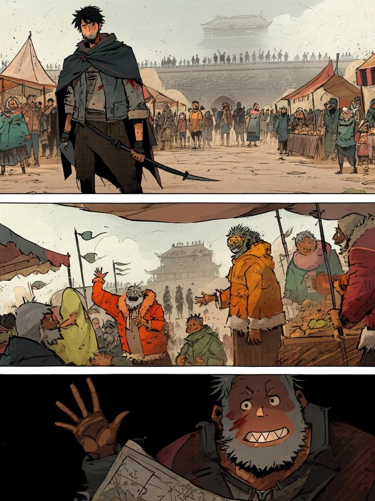 第4章:钟山之内 · 选择与暗流
钟山被掏空成为现代化的囚营与训练场，进化者在这里接受检查与征召。刑营万夫长冯宏以权威与利益吸引大部分进化者加入，少数人选择离开，陆隐在离队者中。钟山外喧嚣不止，新的格局与更大的风暴在远方静静酝酿。 - 图片14