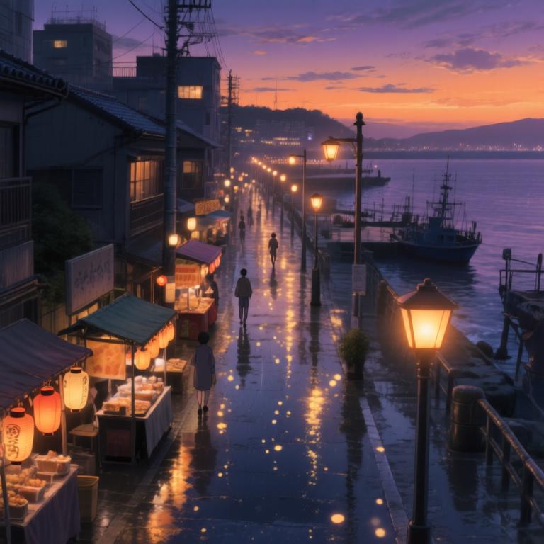 海风与夜灯下的自由 - 图片11