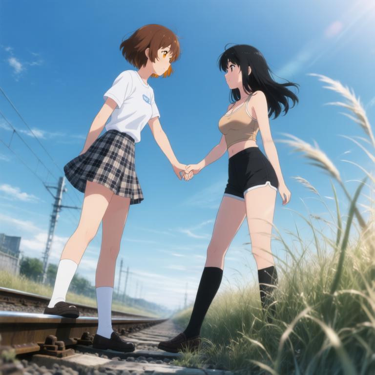 夏日铁轨与屋顶的誓言 - 图片12