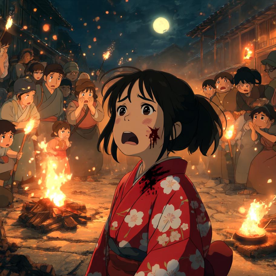 空洞的时空裂缝将《JOJO》中的乔鲁诺/承接者般的硬汉（以空条承太郎风格呈现）抛入《鬼灭之刃》的大正乡村。原本只想寻找回去的方法，却在月夜中遇到突袭村庄的鬼与正在奋战的剑士（炭治郎）。两人从误解到并肩作战，乔的替身介入以惊艳的力量拯救了被感染的孩童，但战后留下了不明的痕迹——一个更大的威胁正在盯上这个异乡来客，片段以悬念收尾。 - 图片12