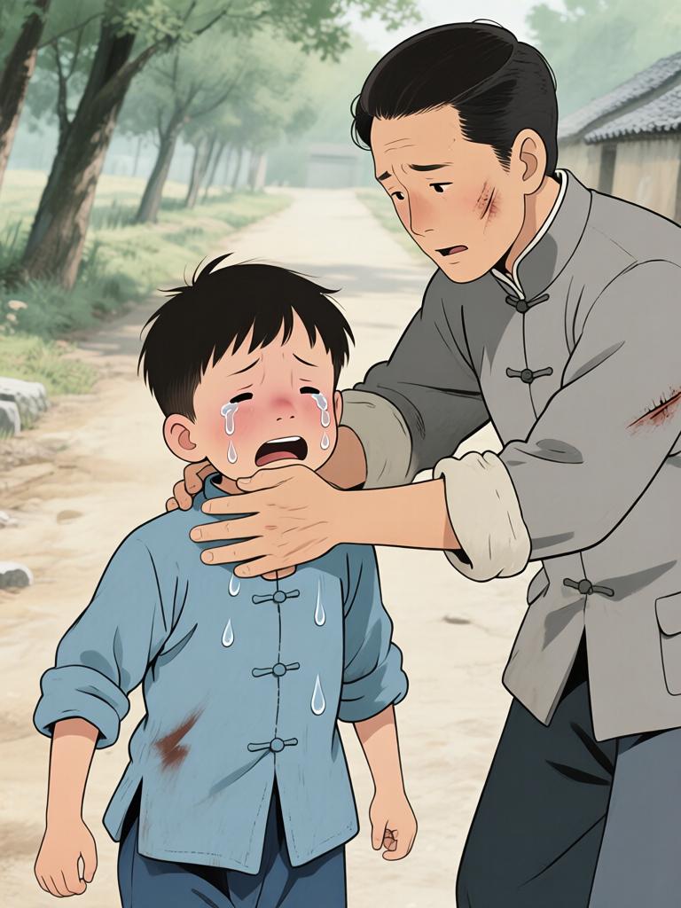 第3章:崖下的坟与承诺
我爷在深山里向我交代万一之事，叮嘱我要在二十四岁回来复仇，并教我如何在他可能牺牲时应对即将从坟中出现的东西。寒风、爆破和白布灯笼构成了这一夜的仪式，我在恐惧中被反复逼着记住每一句话。最后，火堆旁的钟表与他凝固的表情，把等待与不确定拉得更长。 - 图片10