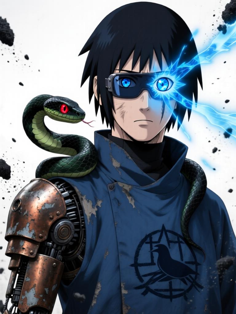 第6章:铁砂之下的抉择
日向镜在战场中被迫激活三代风影人傀儡以自保，赤砂之蝎召出十具红袍傀儡发动毒刃远程攻势。铁砂护盾连番承受骨质千本的撞击，形势愈发危急，日向镜不得不冒着生命危险注入转生眼查克拉唤醒傀儡的自主性以求突围。结尾以疲惫却决绝的日向镜与傀儡守护被毒侵蚀的秘密，留下未解的追击威胁与新的谜团。 - 图片14