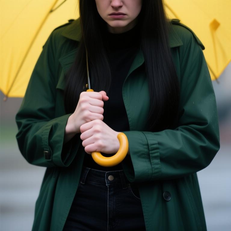 A poignant tale of solitude and self-discovery unfolds over the course of a rainy day in a bustling city, exploring the inner thoughts of a solitary woman navigating life and her emotions. - 图片5