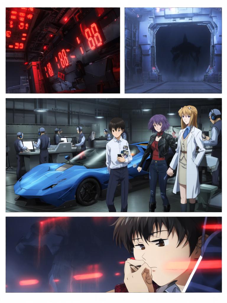 第3章:抵达NERV
真嗣与美里来到NERV总部门前，凭父亲的身份验证进入地下都市并领取极密资料。两人在巨大的地下都市中迷路，律子出现并确认真嗣为“马鲁杜克报告书”选出的第三位适格者。指挥中心发现使徒再次移动，所有人将目光与希望投向即将出场的少年――真嗣。 - 图片18