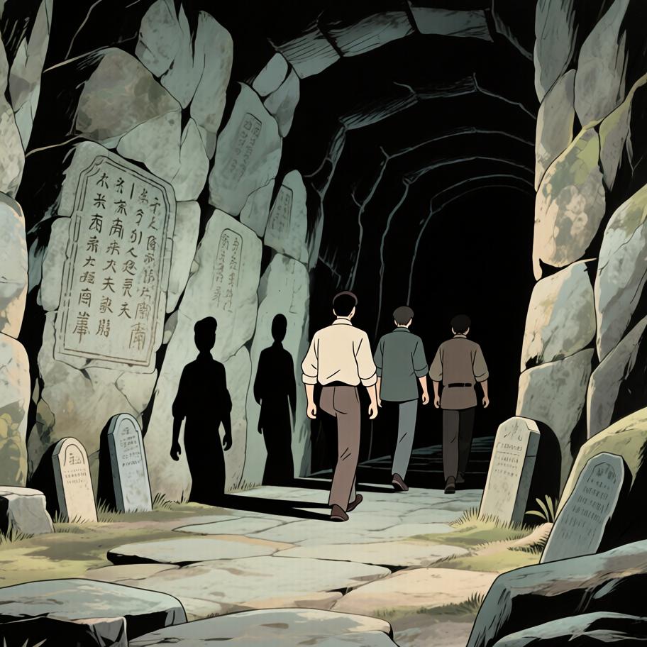 夜深人静，心里却是翻腾的波涛，明天就要出发去盗墓，心中既期待又忐忑。每一次心跳都在提醒我，这条路注定与众不同。 - 图片3