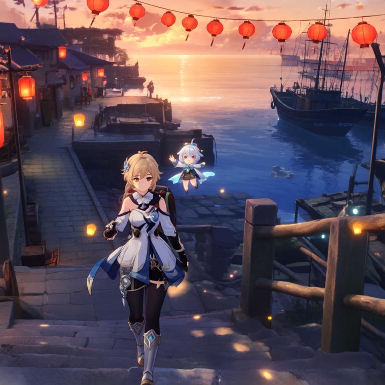 璃月港的晚风与迷路的小红灯 - 图片1