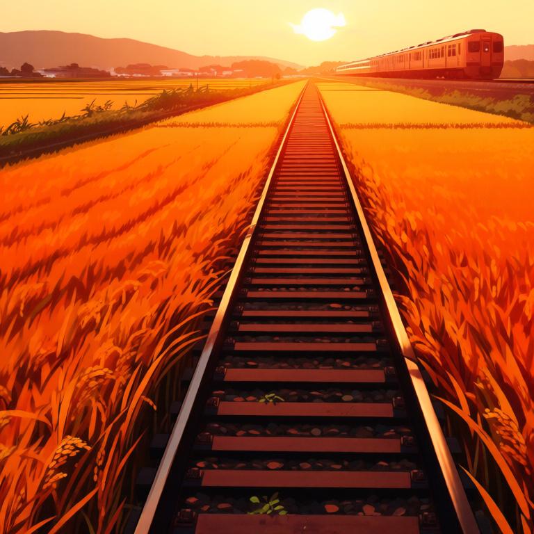 在夏日铁轨与屋顶上偷走黄昏 - 图片8