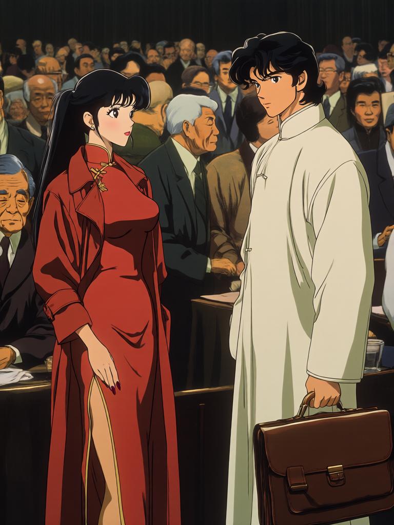 第2章:临门一脚
北渊夜来相助，带来葛婉急需的资金与支持；招标会上，张老爷等人使阴招欲将她逼退，葛婉识破并以更周全的方案与确凿证据反击，现场气氛大逆转；事后北渊的目光让两人关系微妙升温，夜深葛婉又在案卷中发现了令她皱眉的新疑团——“怎么会……” - 图片13